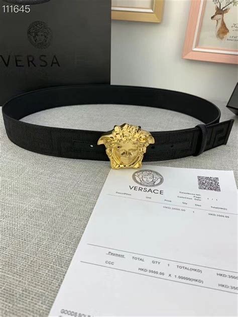 versace belt replica|More.